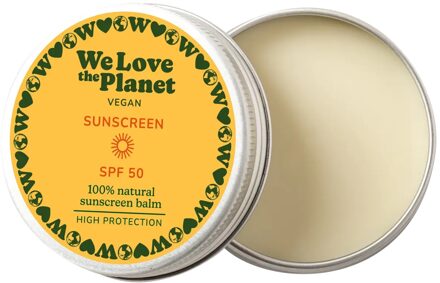 We Love the Planet Natuurlijke zonnebrand SPF 50 - 35 gram