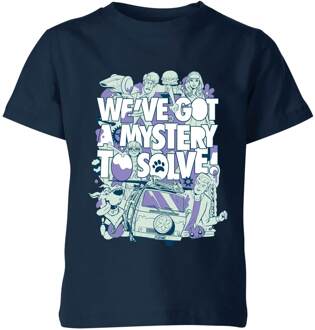 We've Got A Mystery To Solve! Kids' T-Shirt - Navy - 110/116 (5-6 jaar)