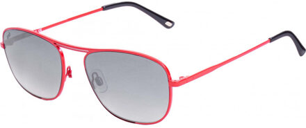 WE0199-66C WE0199 55 66C Zonnebril Donkerrood - One Size