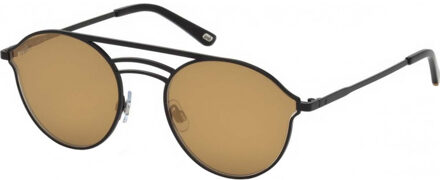 WE0207-02G WE0207 55 02G Zonnebril Zwart - One Size