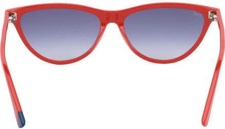 WE0264-66W WE0264 55 66W Zonnebril Donkerrood