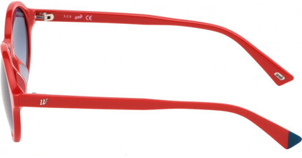 WE0266-5166W WE0266 51 5166W Zonnebril Donkerrood - One Size