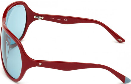 WE0290-6566V WE0290 65 6566V Zonnebril Donkerrood - One Size