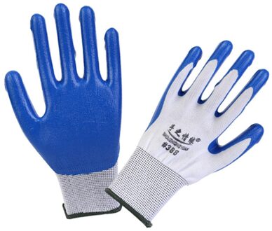 Wearable Gecoat Handschoenen Unisex Automotive Werk Indoor Outdoor Gebruik Anti Snijden Industrie Tuin Werkhandschoenen 3.10 BU