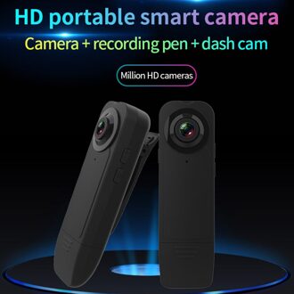 Wearable Hd 1080P Mini Camera Video Recorder Met Nachtzicht Bewegingsdetectie Voor Thuis Buiten Camcorder