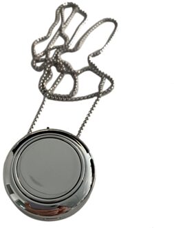 Wearable Luchtreiniger Usb Draagbare Persoonlijke Ketting Negatieve Ionen Luchtreiniger Luchtverfrisser Zilver