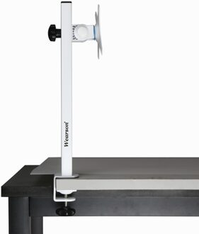Wearson Enkele Monitor Desk Mount C-klem Hoogte Verstelbaar 205-344mm Hefbare 100 ° Kantelbaar en 360 ° draaibaar Voor 17 "-27 inch