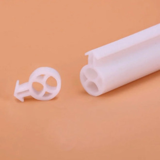 Weather Strip Window Door Seals Tubular Bulb Barb Silicone Rubber Low Temperature Gasket Sealing Strip 5x11mm 2.44m odd White