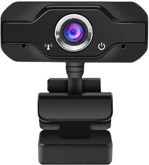 Web Camera Met Microfoon Hd Webcam 1080 P Usb Camera 110 Graden Draaibaar 2.0 Video-opname Voor Pc Computer 1080p zwart
