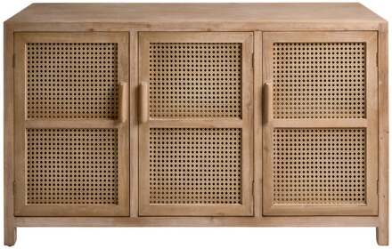 Webbing dressoir Bandung - naturel - 72x120x40 cm