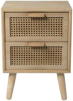 Webbing Java kast met 2 laden - 56x40x31 cm