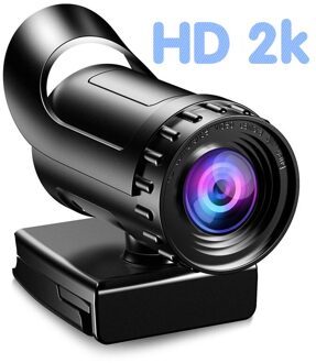 Webcam 1080P Autofocus Webcam Voor Pc Met Microfoon Groothoek Schoonheid Web Camera Full Hd 2K 30fps Voor Live Video Conferentie
