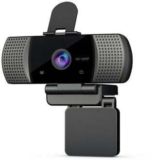 Webcam 1080P Full Hd Web Camera Mini Computer Pc Webcamera Met Microfoon Webcam Voor Live-uitzending Video Bellen conferentie Werk