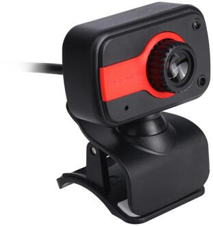 Webcam 480P Usb Web Camera Draagbare Draaibare Camera Voor Live-uitzending Video Bellen Conferentie Werk Online Onderwijs Camera 02 rood