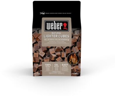 Weber aanmaakblokjes - ecologisch - bruin- 48 stuks Multikleur