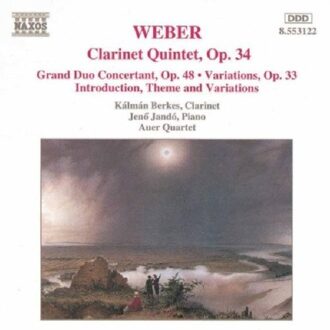Weber: Clarinet Quintet, Grand Duo, etc / Berkes, Jando