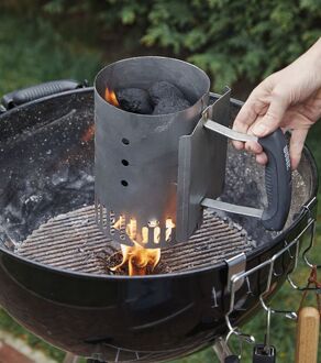Weber kleine brikettenstarter Zilver