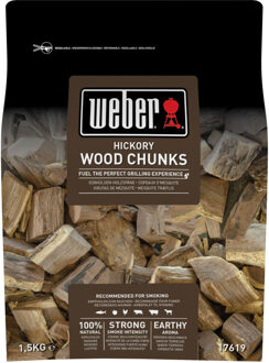 Weber® Grote stukken Hickory-rookhout