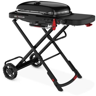 Weber Traveler LP Stealth - Gasbarbecue - Zwart - 94,5 x 110,8 x 58,4 cm - 1 Brander