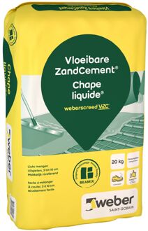 Weber Vloeibare Zandcement 20kg