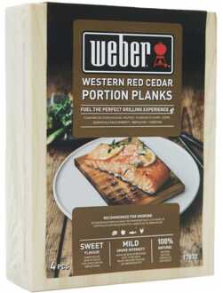 Weber West red cedar wood portion planks