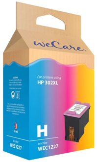 Wecare Inkcartridge Wecare HP F6067AE 302XL kleur Koper