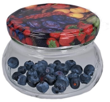 Weckpotten/inmaakpotten - met schroefdeksel - 300 ml - bewaarpot