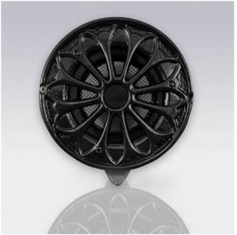 Weckx Deurrooster Weckx Retro Rond 15 cm Brons Grijs