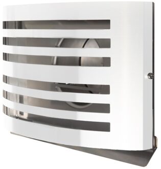 Weckx Overdruk Ventilatierooster Alfa 15 cm Mat Wit Weckx