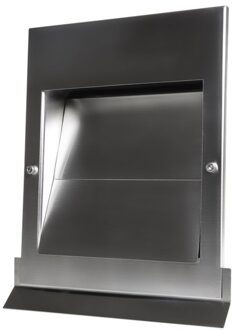 Weckx Overdruk Ventilatierooster Sigma 12.5 cm Geborsteld RVS Weckx