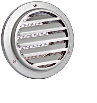 Weckx Schoepen Ventilatierooster Weha Rond 10 cm RVS Weckx