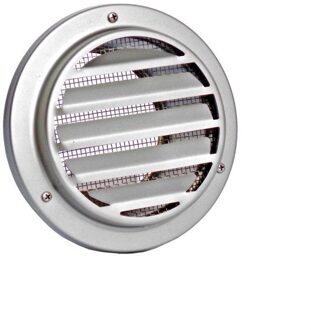 Weckx Schoepen Ventilatierooster Weha Rond 10 cm RVS