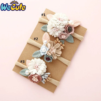 Wecute Baby Headband Bandeau Bebe Fille Princess Style Fashion Flower Baby Hair Band Infant Toddler Kids Girl Hair Accessories