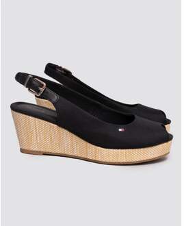 Wedges Tommy Hilfiger , Zwart , Dames - 40 Eu,36 Eu,38 Eu,39 EU