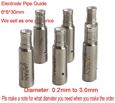 WEDM Ceramic Drill Electrode Pipe Guide 6*8*30mm for WEDM Drilling Machine