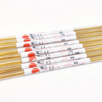 Wedm Messing Elektrode Tube OD0.3 * 400Mm Lengte Enkel Gat Voor Edm Boormachine