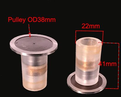 Wedm Onderdelen Compleet Gids Katrol Roller OD22 * L42mm Plastic Seat Wiel Montage 572 Voor Wedm Draad Snijmachine