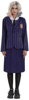 Wednesday © School Uniform Dames Zwart/Violet Multikleur - Print