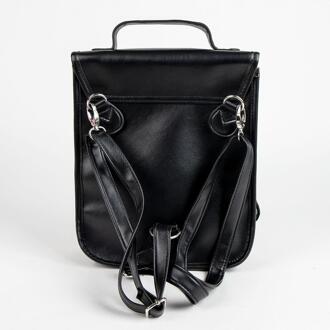 Wednesday Faux Leather Casual Fashion Backpack