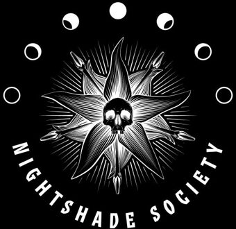 Wednesday Nightshade Society Unisex T-Shirt - Black - L Zwart