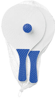 Wedstrijd beach tennis set - maat One size Blauw