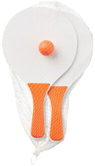 Wedstrijd beach tennis set - maat One size Oranje