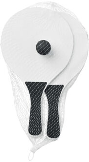 Wedstrijd beach tennis set Zwart - One size