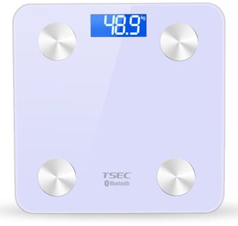 Weegschaal Thuis Draadloze Bluetooth Lichaamsvet Schaal Menselijk Lichaam Elektronische Weegschaal Smart Schaal Digitale Vierkante Gehard Glas 2