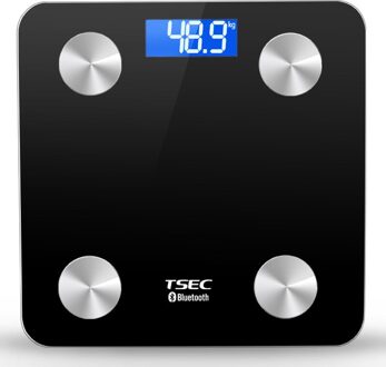 Weegschaal Thuis Draadloze Bluetooth Lichaamsvet Schaal Menselijk Lichaam Elektronische Weegschaal Smart Schaal Digitale Vierkante Gehard Glas 3