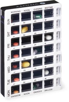 week medicijnorganiser Wit#Blauw