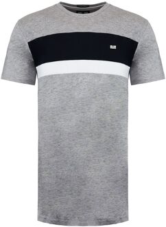 Weekend overtreder Kruiswoordraadsel Heren Grijs T-Shirt - maat L