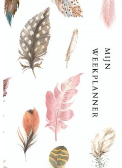 Weekplanner - Werkplanner - A4 - Boho - Wit - Veer - Ongedateerd - Agenda - Dagplanner - Kris Degenaar