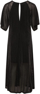 Weense midi-jurk in zwart - XS