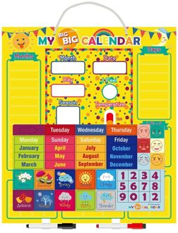 Weer Kalender Magnetische Board Hele Hersenen Ontwikkeling Wijsheid Learning Verlichting Creatieve Kinderen Speelgoed 24BE type A